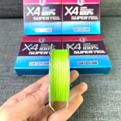 Sợi dù câu cá PE X4 LK Hòa siêu bền chống mài mòn