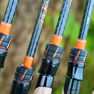 Thiết kế carbon xoắn công nghệ cao, chống vặn xoắn và tăng độ cứng cho cần câu LK Special Cá Mập