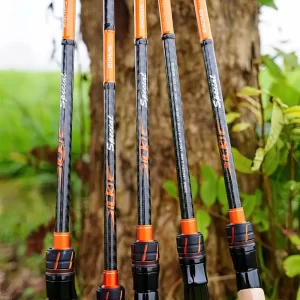 Thiết kế carbon xoắn công nghệ cao, chống vặn xoắn và tăng độ cứng cho cần câu LK Special Cá Mập