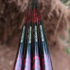 Bó 4 cần câu đài rô chép LK Hòa 2026 nhìn dọc thân