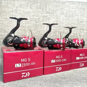 Trọn bộ 3 phiên bản máy câu lure DAIWA MG S LT các size 2500, 3000 và 4000