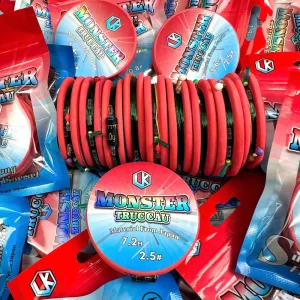 Bảng Trục Rô chép LK Monster quấn sẵn dây xanh tàng hình và hạt chặn silicon cao cấp