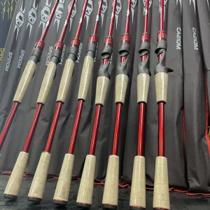 Tổng hợp các mẫu cần câu lure LK Cán gỗ phiên bản máy đứng và máy ngang