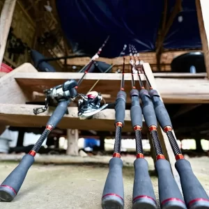 Dàn cần câu lure SV Pro 2025 LK Hòa lắp máy đứng và máy ngang thực tế