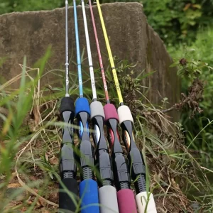 Tổng thể dàn cần câu lure Tiểu Lk 1 khúc chuyên dụng cho máy đứng với thiết kế thời thượng