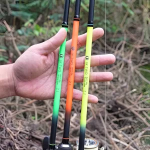 Cần câu lure TWO LK chiều dài 2m1 thiết kế sợi carbon bền bỉ trên tay cần thủ