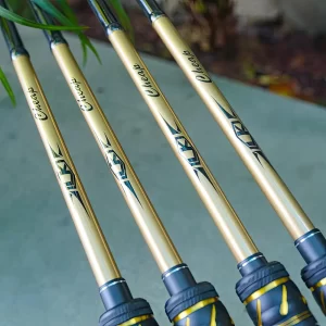 Cận cảnh thân cần Cheap LK phiên bản màu vàng đen sang trọng