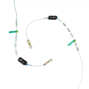 Trục Rô chép LK Monster tích hợp chì in vạch lõi nhựa và khóa link xoay 360 độ siêu nhạy