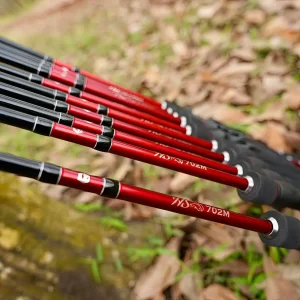 Các chi tiết hoàn thiện tinh xảo trên thân cần câu lure LK Hòa dòng học sinh