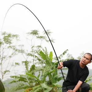 Độ cong thực tế của cần rô chép LK Hòa 2026 khi dòng cá