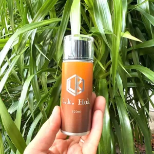Chai hương liệu kích thích cá ăn mồi L.K Hòa 120ml vỏ màu cam dùng cho mồi câu SERIES 2