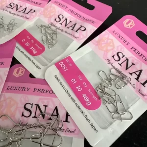 Khóa link Snap LK đóng gói túi 10 cái tiện lợi giúp thay mồi nhanh chóng chỉ với một thao tác đơn giản