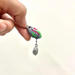 Hệ thống lưỡi BKK chống vướng chuyên dụng trên mồi câu lure Chuột Tiểu LK màu xám