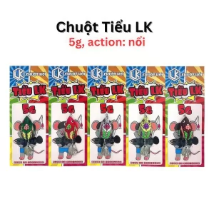 Dòng mồi câu chuột tiểu LK trọng lượng 5g chuyên câu cá lóc nhỏ