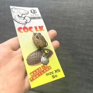 Mồi câu lure Cóc LK phiên bản size XS nặng 5g nguyên bao bì Made in Thailand