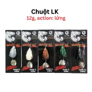 Mồi chuột LK phiên bản size L 12g với action lửng săn cá khủng