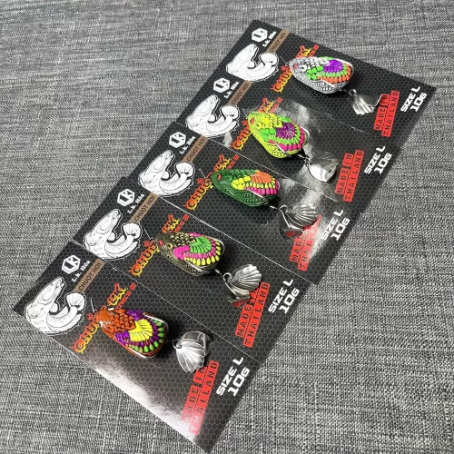Các mẫu mồi lure chuột LK size L 10g phối màu bắt mắt thu hút cá săn mồi