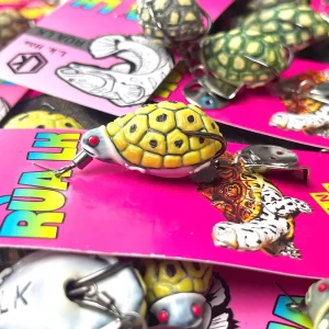 Mồi hơi rùa LK màu vàng chanh nổi bật giúp cần thủ dễ quan sát khi câu