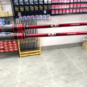 Mã hiệu sản phẩm CA210M và SP210M in trên thân cần câu lure LK Cán gỗ