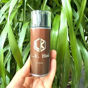 Tinh mùi câu cá L.K Hòa 120ml vỏ màu nâu giúp tăng cường độ dẫn dụ cho Cám chép đen LK