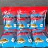 Các gói mồi câu cám chép LK túi đỏ trọng lượng 250g được xếp ngay ngắn sẵn sàng giao khách