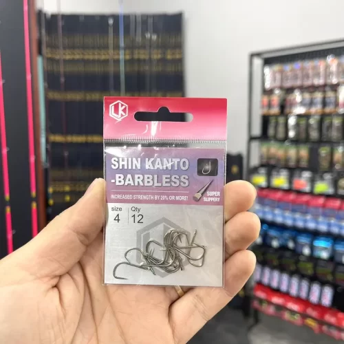 Lưỡi rô chép LK size 4 không ngạnh chính hãng chụp rõ nét tại cửa hàng đồ câu