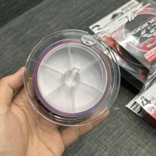Dù Câu Cá LST Jigging PE X8 cận cảnh các lõi sợi bện sắc nét chống thấm nước