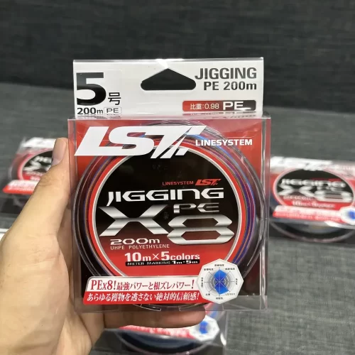 Dù Câu Cá LST Jigging PE X8 dán tem size số 3 chính hãng của thương hiệu Linesystem