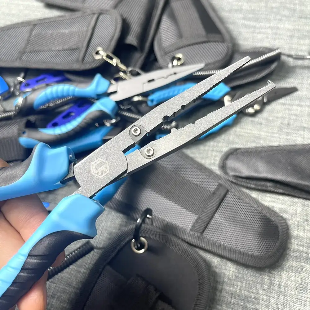 Kìm LK Đa Năng Gỡ Lưỡi Cá Và Mở Vòng Ring Khoen Câu Lure Cao Cấp - Ảnh 10