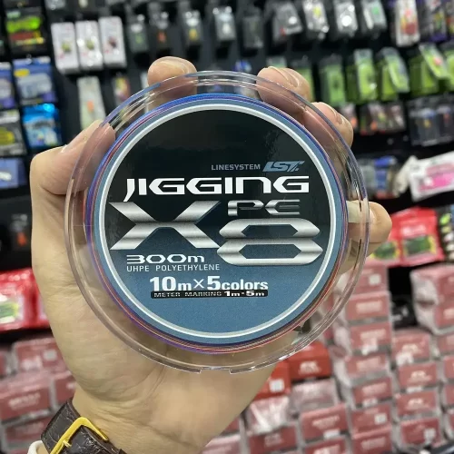 Dù Câu Cá LST Jigging PE X8 phiên bản 300m mặt xanh siêu bền chuyên câu lục
