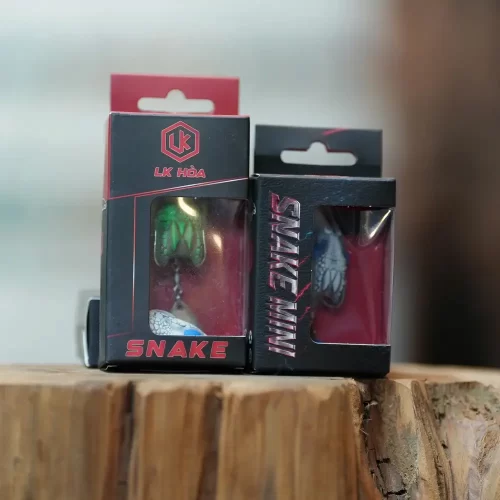 Mồi Câu Lure Rắn LK Snake bao bì hộp đựng chính hãng LK Hòa phiên bản Snake và Mini