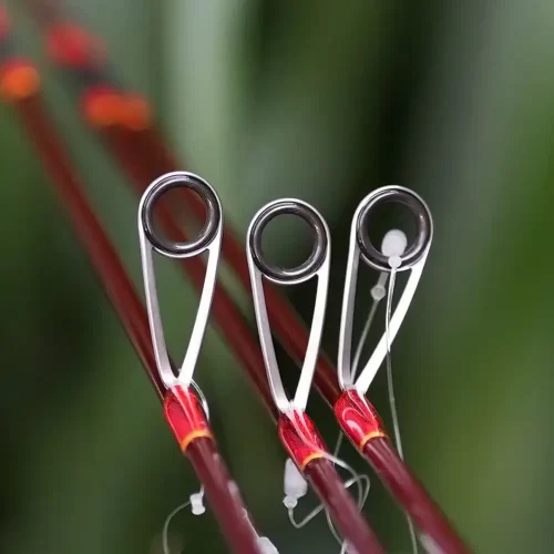 Cần Lure Suối 5 Khúc LK dàn khoen kim loại xỏ dây cước mượt mà chắc chắn