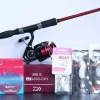 Combo câu lure cần SV LK máy Daiwa MG S bao gồm đầy đủ cần máy dây mồi phụ kiện